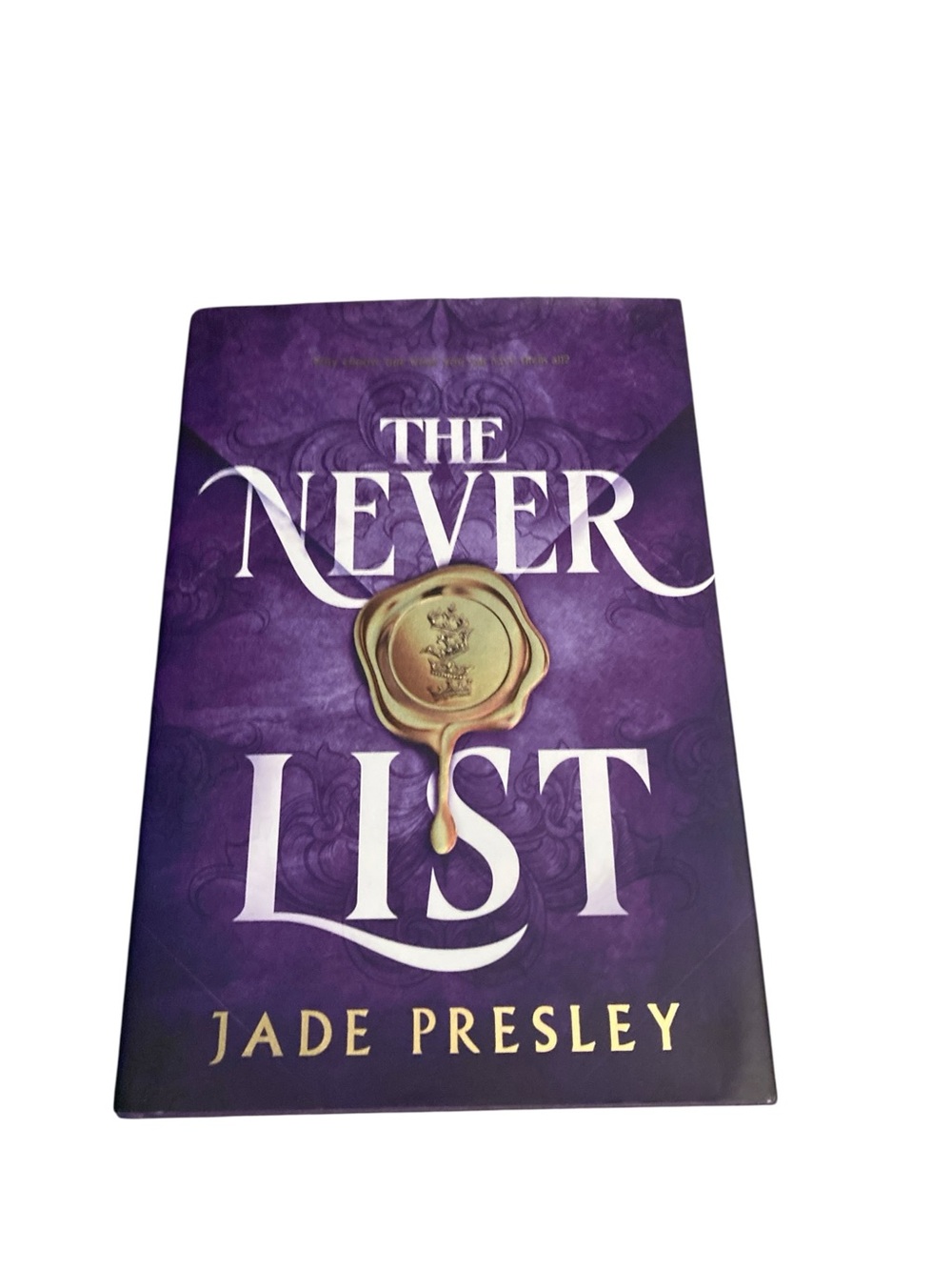 SOLD 😎The Never List by Jade Presley romantasy book spicy book romance book